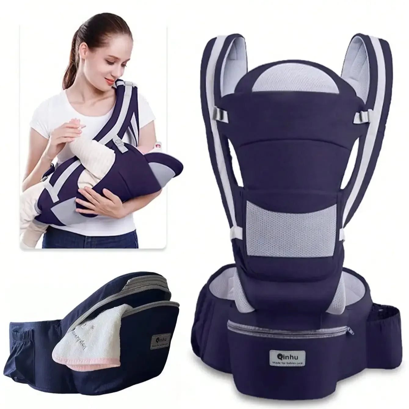 4-IN-1 INFANT + GEAR CARRIER – Lock It In. Strap It Up. Move Like You Mean It.