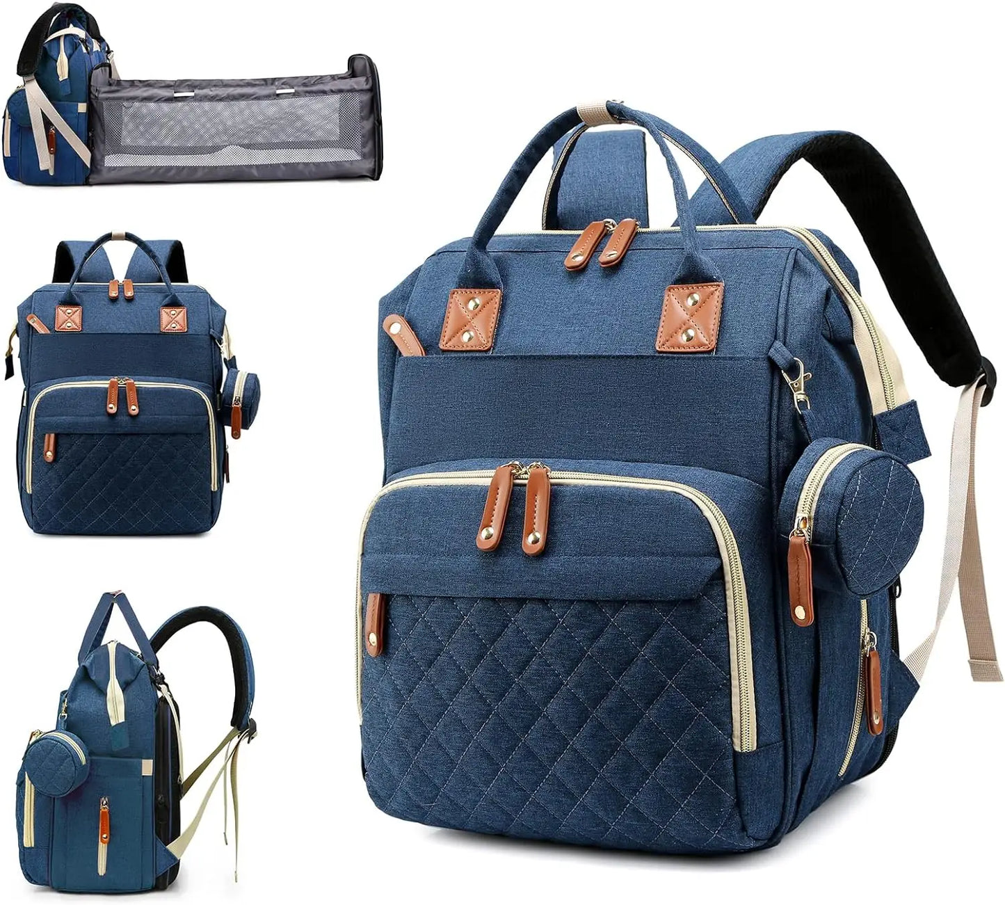 Ultimate Diaper Bag with Built-In Baby Bed – GearHack 3-in-1 Survival Pack