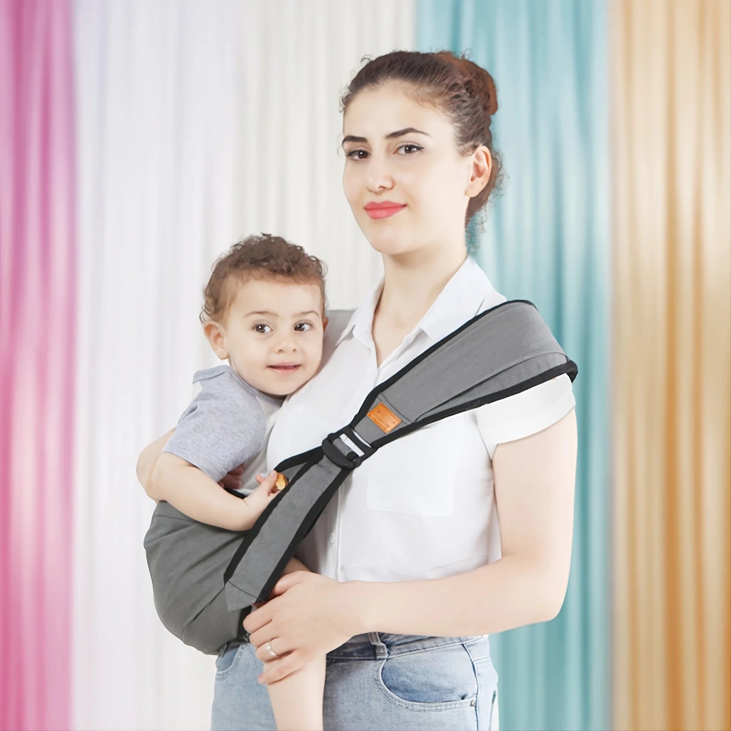 Utility Waist baby Carrier โ 4-Season Strap-In Seat for On-the-Go Ops