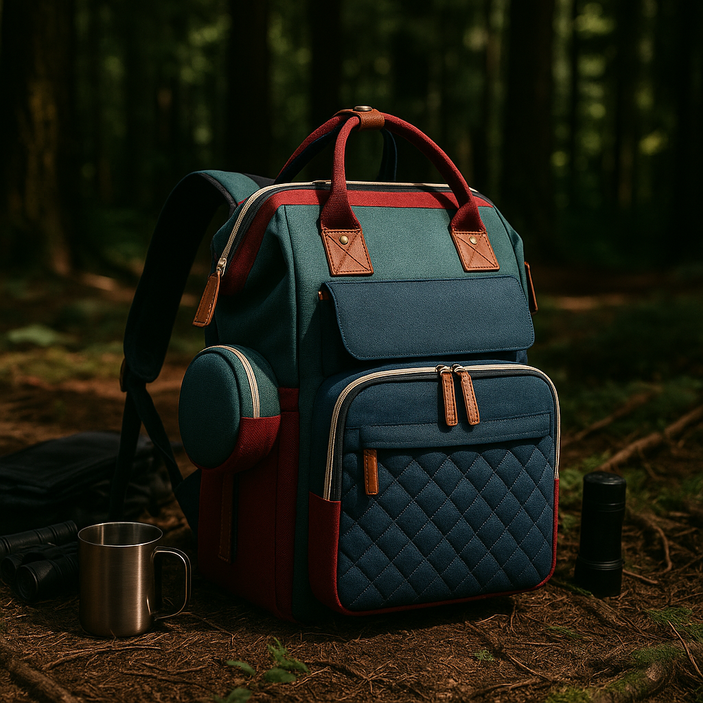 Ultimate Diaper Bag with Built-In Baby Bed – GearHack 3-in-1 Survival Pack