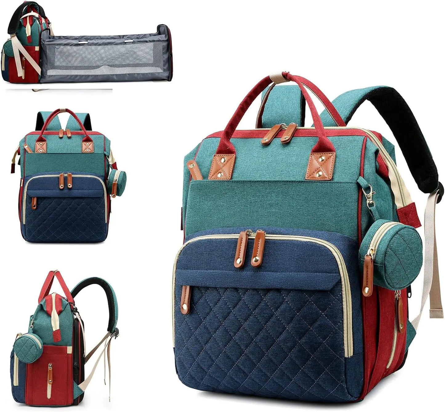 Ultimate Diaper Bag with Built-In Baby Bed – GearHack 3-in-1 Survival Pack