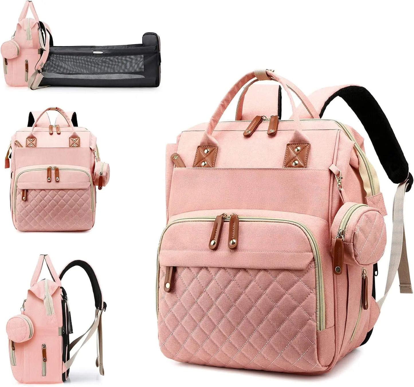 Ultimate Diaper Bag with Built-In Baby Bed – GearHack 3-in-1 Survival Pack